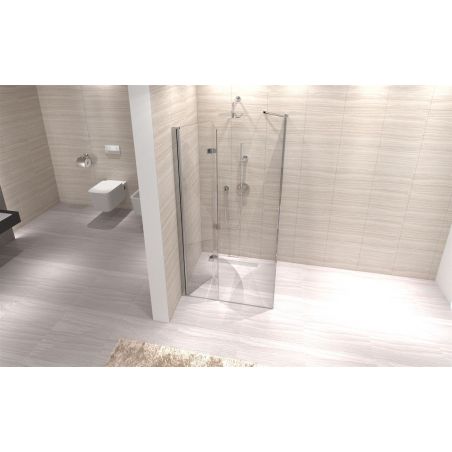 Cabina MY SPACE, perete fix si o usa Pliabila la perete, Easy Clean, dimensiune: 70x70x190 cm