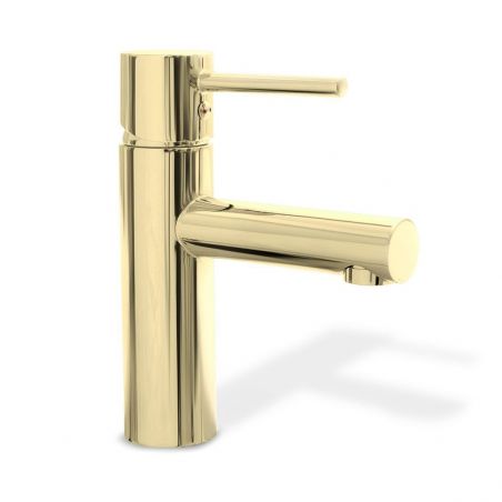 Baterie lavoar REA-Tess, montaj pe chiuveta,  perlator, finisaj L. Gold