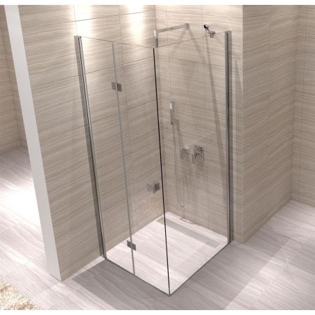 Cabina MY SPACE, perete fix si o usa Pliabila la perete, Easy Clean, dimensiune: 70x70x190 cm