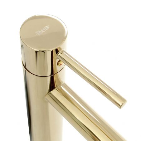 Baterie REA-TESS Gold, montaj pe blat, design deosebit, Perlator