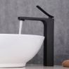 Baterie lavoar EGO-SON BLACK, design minimalist, Negru mat, aerator, montaj pe blat Baterie lavoar EGO-SON BLACK, design minimalist, Negru mat, aerator, montaj pe blat