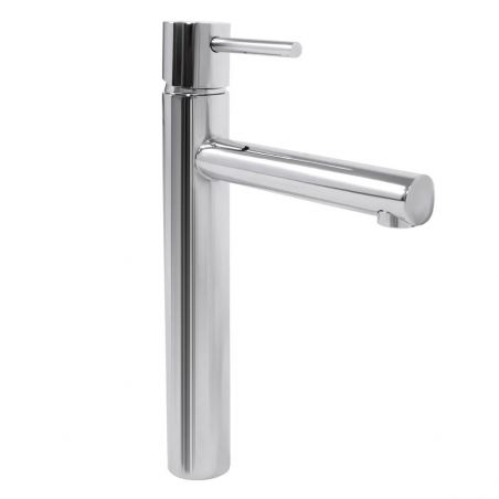 Baterie lavoar Tess, montaj pe blat, pipa de 17 cm inalta, perlator, finisaj crom