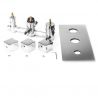 Baterie dus EGO-C3ST3, 3 functii, Termostat, montaj incastrat, finisaj crom Baterie dus EGO-C3ST3, 3 functii, Termostat, montaj incastrat, finisaj crom