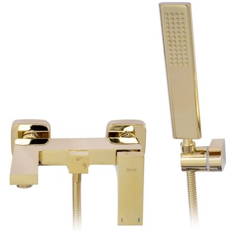Baterie cada REA Fenix Gold, montaj pe perete, finisaj auriu, design modern