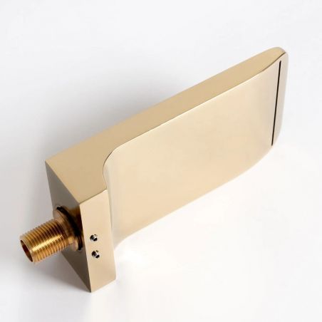 Baterie cada REA Mason Gold, auriu, montaj incastrat in perete, design deosebit