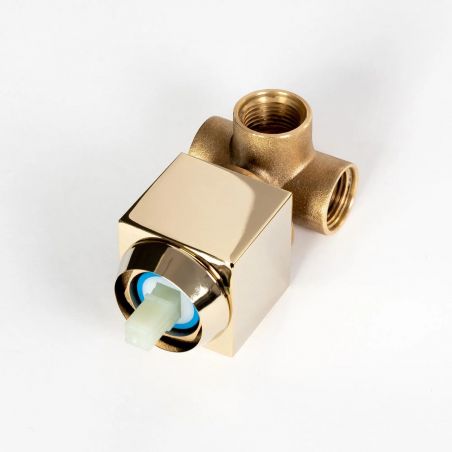 Baterie cada REA Mason Gold, auriu, montaj incastrat in perete, design deosebit