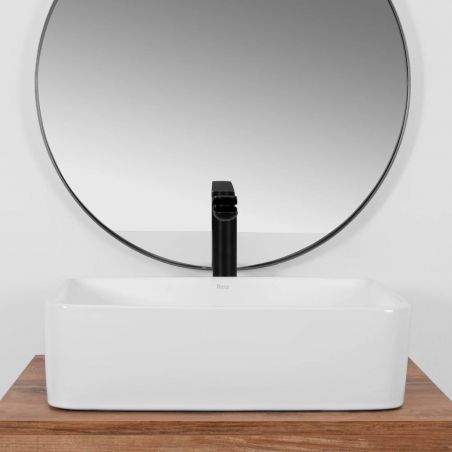 Lavoar EGO Anita N48, Alb, lucios, 48x36.5 cm, montaj pe blat, ceramica sanitara