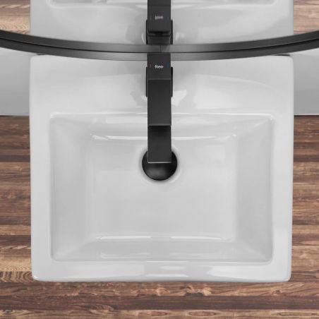 Lavoar stativ EGO Daria, Alb, lucios, 44x38x83cm, montaj podea, ceramica sanitara, gaura baterie si preaplin Lavoar stativ EGO Daria, Alb, lucios, 44x38x83cm, montaj podea, ceramica sanitara, gaura baterie si preaplin
