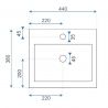 Lavoar stativ EGO Daria, Alb, lucios, 44x38x83cm, montaj podea, ceramica sanitara, gaura baterie si preaplin Lavoar stativ EGO Daria, Alb, lucios, 44x38x83cm, montaj podea, ceramica sanitara, gaura baterie si preaplin