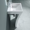 Lavoar stativ EGO 07, Alb, lucios, 60x48x83 cm, montaj podea, compozit marmura, gaura baterie, preaplin, design exclusivist Lavoar stativ EGO 07, Alb, lucios, 60x48x83 cm, montaj podea, compozit marmura, gaura baterie, preaplin, design exclusivist