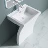 Lavoar stativ EGO 07, Alb, lucios, 60x48x83 cm, montaj podea, compozit marmura, gaura baterie, preaplin, design exclusivist Lavoar stativ EGO 07, Alb, lucios, 60x48x83 cm, montaj podea, compozit marmura, gaura baterie, preaplin, design exclusivist