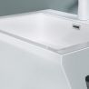 Lavoar stativ EGO 07, Alb, lucios, 60x48x83 cm, montaj podea, compozit marmura, gaura baterie, preaplin, design exclusivist Lavoar stativ EGO 07, Alb, lucios, 60x48x83 cm, montaj podea, compozit marmura, gaura baterie, preaplin, design exclusivist