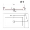 Lavoar EGO 18, Alb, lucios, montaj suspendat sau incastrat, dimensiuni: 60, 73, 90 sau 100 cm, compozit marmura Lavoar EGO 18, Alb, lucios, montaj suspendat sau incastrat, dimensiuni: 60, 73, 90 sau 100 cm, compozit marmura
