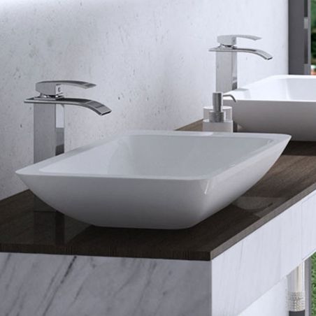 Lavoar EGO-801, compozit marmura, montaj pe blat, 60x35 cm