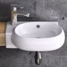 Lavoar EGO 0001 R, Alb, lucios, 38x26 cm, montaj suspendat, ceramica sanitara, gaura baterie in stanga si preaplin Lavoar EGO 0001 R, Alb, lucios, 38x26 cm, montaj suspendat, ceramica sanitara, gaura baterie in stanga si preaplin