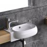 Lavoar EGO 0001 R, Alb, lucios, 38x26 cm, montaj suspendat, ceramica sanitara, gaura baterie in stanga si preaplin Lavoar EGO 0001 R, Alb, lucios, 38x26 cm, montaj suspendat, ceramica sanitara, gaura baterie in stanga si preaplin