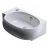 Lavoar EGO 0001 R, Alb, lucios, 38x26 cm, montaj suspendat, ceramica sanitara, gaura baterie in stanga si preaplin Lavoar EGO 0001 R, Alb, lucios, 38x26 cm, montaj suspendat, ceramica sanitara, gaura baterie in stanga si preaplin
