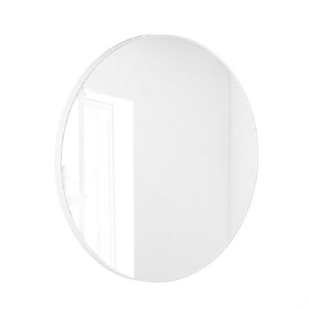 Oglinda rotunda, cadru alb, dimensiuni intre 60-100, Ego-Ventura