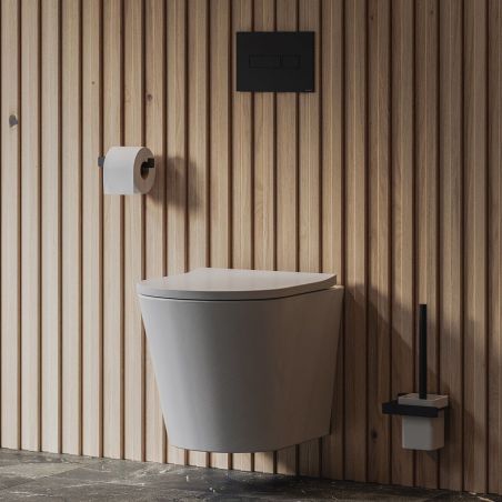 Capac Wc OMNIRES TAMPA, Duroplast, Soft close, Alb Lucios, 46 x 36