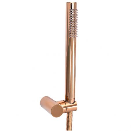 Baterie de cada REA Lungo Rose Gold, montaj pe perete, finisaj auriu roz