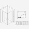 Cabina EGO-16, 2 usi Culisante, Transparenta, dimensiuni la alegere Cabina EGO-16, 2 usi Culisante, Transparenta, dimensiuni la alegere