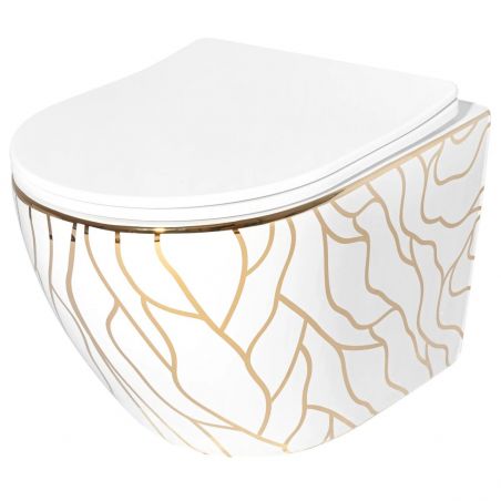 Vas Wc Carlo Slim Wave Gold...
