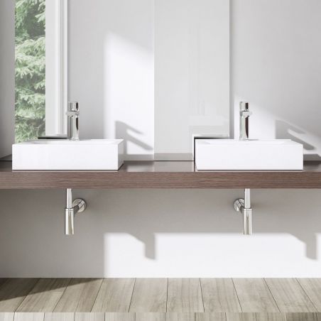Lavoar EGO-118, ceramica sanitara, montaj pe perete sau supendat, 45 sau 60 x 31 cm