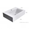 Lavoar EGO-118, ceramica sanitara, montaj pe perete sau supendat, 45 sau 60 x 31 cm Lavoar EGO-118, ceramica sanitara, montaj pe perete sau supendat, 45 sau 60 x 31 cm