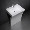 Lavoar stativ EGO 07, Alb, lucios, 60x48x83 cm, montaj podea, compozit marmura, gaura baterie, preaplin, design exclusivist Lavoar stativ EGO 07, Alb, lucios, 60x48x83 cm, montaj podea, compozit marmura, gaura baterie, preaplin, design exclusivist