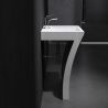 Lavoar stativ EGO 07, Alb, lucios, 60x48x83 cm, montaj podea, compozit marmura, gaura baterie, preaplin, design exclusivist Lavoar stativ EGO 07, Alb, lucios, 60x48x83 cm, montaj podea, compozit marmura, gaura baterie, preaplin, design exclusivist