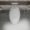Vas WC EGO Angelo, Alb, 60x43 cm, montaj suspendat, capac duroplast slim soft-close inclus