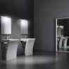 Lavoar stativ EGO 07, Alb, lucios, 60x48x83 cm, montaj podea, compozit marmura, gaura baterie, preaplin, design exclusivist Lavoar stativ EGO 07, Alb, lucios, 60x48x83 cm, montaj podea, compozit marmura, gaura baterie, preaplin, design exclusivist