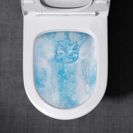 Vas wc EGO-304T, pe podea, capac Silent Close, ceramica sanitara