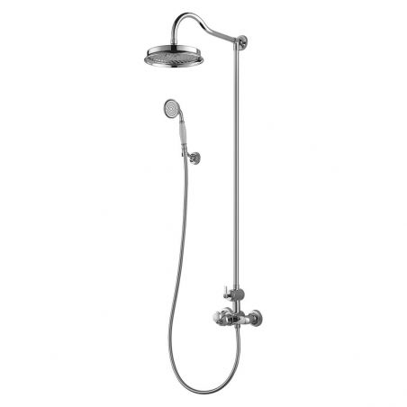 Sistem de dus OMNIRES ARMANCE VINTAGE, termostat, finisaj Crom, racire corp baterie Safe Touch, montaj pe perete