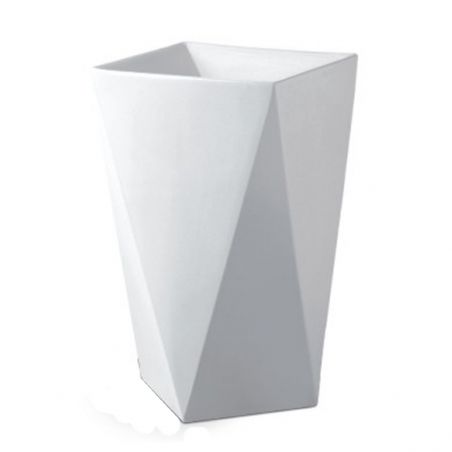 Lavoar stativ Enrico, Alb, 47x47x83 cm, montaj pe podea, ceramica sanitara