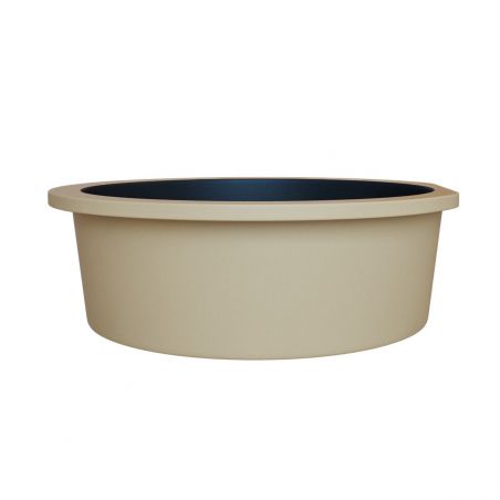 Lavoar Osvaldo, Negru Mat, 34x41.5 cm, montaj ingropat, ceramica sanitara