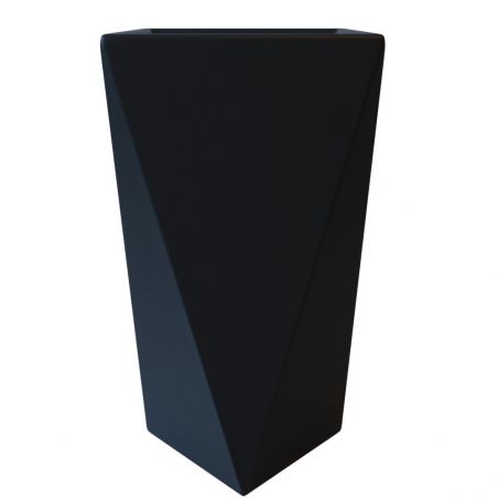 Lavoar stativ Enrico, Negru Mat, Power Colour, 47x47x83 cm, montaj pe podea, ceramica sanitara