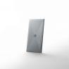 Cadita de dus, compozit mineral, 120x80 cm, inaltime 2.5 cm, Gri ciment, decupabila, Alvaro