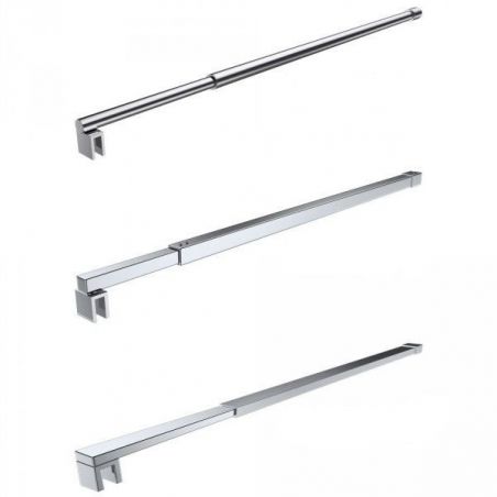 Perete dus Walk In, EGO-01K, sticla securizata 8 mm, intre 50-140 cm, Lotus Efect