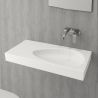 Lavoar Britney, montaj suspendat sau pe blat, 90x45 cm, capac ceramic, alb lucios, Royalty Line by Ego Lavoar Britney, montaj suspendat sau pe blat, 90x45 cm, capac ceramic, alb lucios, Royalty Line by Ego