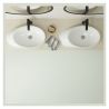 Lavoar Alicia, montaj pe blat, 72x40 cm, alb mat, Royalty Line by Ego