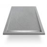 Cadita de dus, compozit mineral, dimensiuni 120x90 cm, inaltime 2.8 cm, decupabila, Gri ciment, Gonzalo