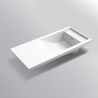 Lavoar Lino, compozit mineral, montaj semi-incastrat, scurgere ascunsa, 100x47 cm Lavoar Lino, compozit mineral, montaj semi-incastrat, scurgere ascunsa, 100x47 cm