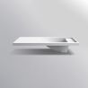 Lavoar Lino, compozit mineral, montaj semi-incastrat, scurgere ascunsa, 100x47 cm Lavoar Lino, compozit mineral, montaj semi-incastrat, scurgere ascunsa, 100x47 cm