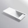 Lavoar Lino, compozit mineral, montaj semi-incastrat, scurgere ascunsa, 100x47 cm Lavoar Lino, compozit mineral, montaj semi-incastrat, scurgere ascunsa, 100x47 cm