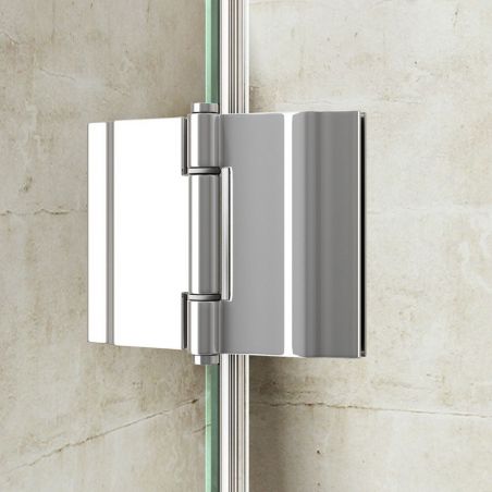 Cabina EGO-04, perete fix si usa batanta,sticla securizata 8mm, dimensiuni la alegere