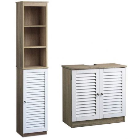 Set mobilier baie, MDF,...