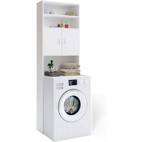 Mobilier baie, MDF , Alb,  corp pentru masina de spalat sau uscator, 63x20 cm, Ego
