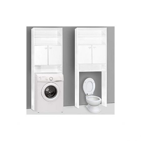 Mobilier baie, MDF , Alb,  corp pentru masina de spalat sau uscator, 63x20 cm, Ego