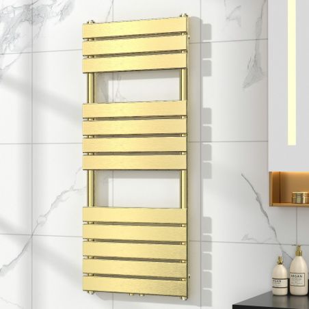 Calorifer EGO - Nadir, Auriu Periat, radiator Portprosop din otel, 120 sau 140 x 50 cm